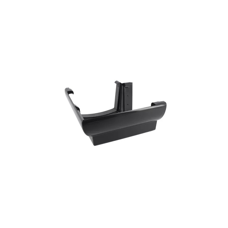 Nicoll Ovation LG38 PVC-Ti buitenhoekstuk 90gr. antraciet