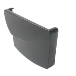 Nicoll Ovation LG38 PVC-Ti eindstuk goot rechts antraciet
