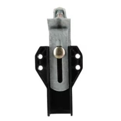 Nicoll Ovation LG38 PVC-Ti gootbeugel met dakhaak (verb.oph.) zwart