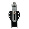 Nicoll Ovation LG38 PVC-Ti gootbeugel met dakhaak (verb.oph.) zwart