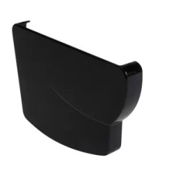 Nicoll Ovation LG38 PVC-Ti eindstuk centraaluitloop links zwart