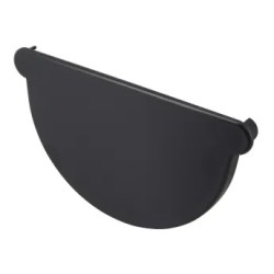 NICOLL Techtan LG25 PVC-Ti eindstuk centraaluitloop antraciet