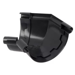 NICOLL Techtan LG25 PVC-Ti binnen- buitenhoekstuk 135gr. antraciet