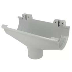 NICOLL Techtan LG25 PVC-Ti expansie centraaluitloop d80 lichtgrijs