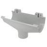 NICOLL Techtan LG25 PVC-Ti expansie centraaluitloop d80 lichtgrijs