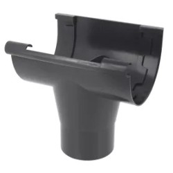 NICOLL Techtan LG25 PVC-Ti centraaluitloop d80 antraciet