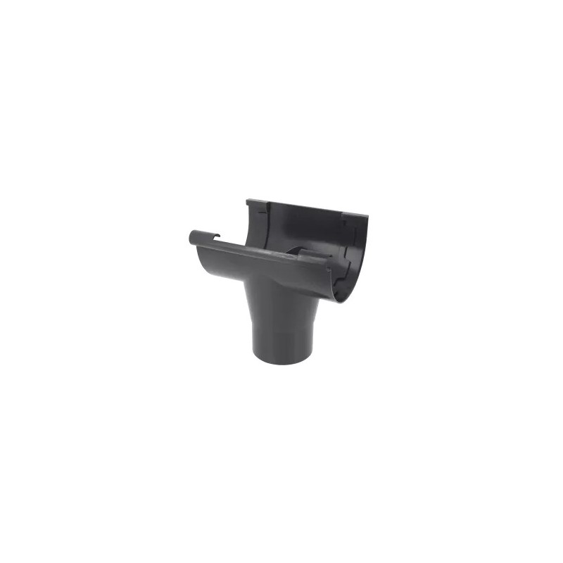 NICOLL Techtan LG25 PVC-Ti centraaluitloop d80 antraciet