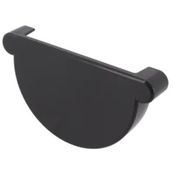 NICOLL Techtan LG25 PVC-Ti eindstuk goot antraciet