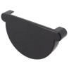 NICOLL Techtan LG25 PVC-Ti eindstuk goot antraciet
