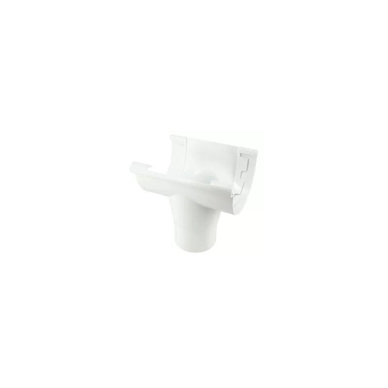 NICOLL Techtan LG25 PVC-Ti centraaluitloop d80 wit