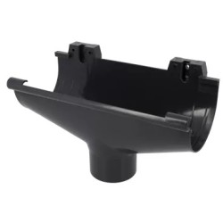 NICOLL Techtan LG25 PVC-Ti expansie centraaluitloop d80 antraciet