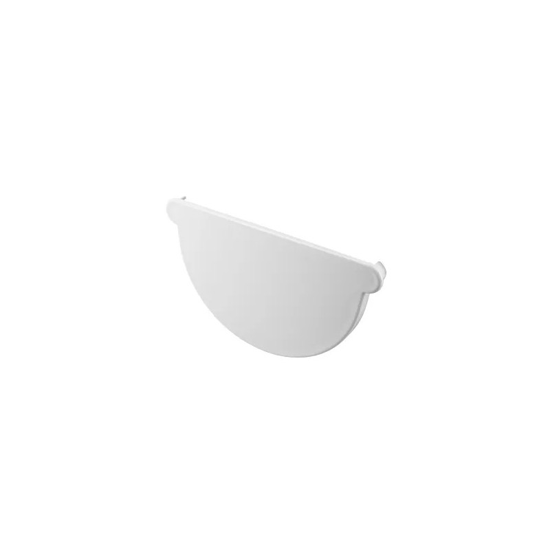 NICOLL Techtan LG25 PVC-Ti eindstuk centraaluitloop wit