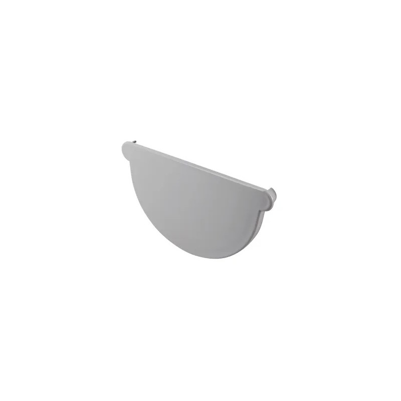 NICOLL Techtan LG25 PVC-Ti eindstuk centraaluitloop lichtgrijs