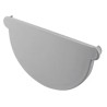 NICOLL Techtan LG25 PVC-Ti eindstuk centraaluitloop lichtgrijs