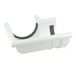 NICOLL Techtan LG25 PVC-Ti buitenhoekstuk 90g rubber inlage wit