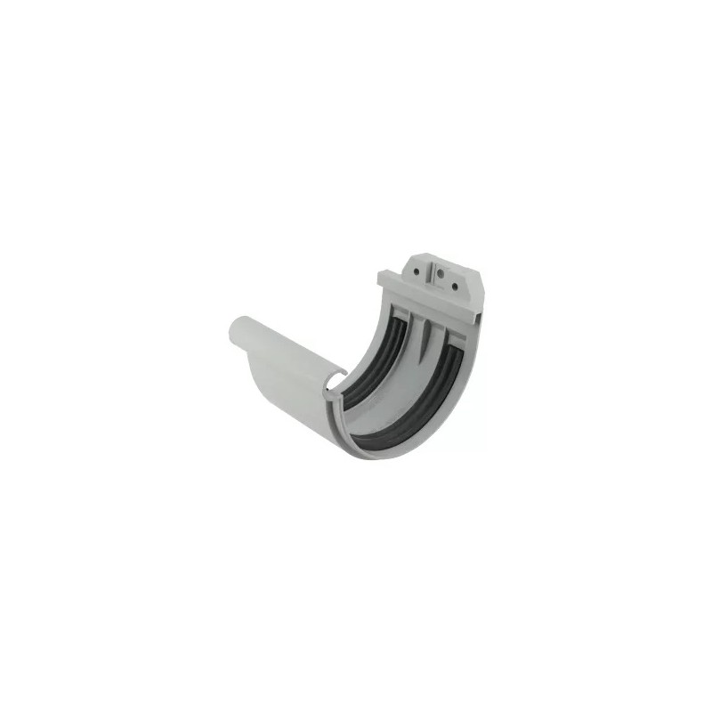 NICOLL Techtan LG25 PVC-Ti verbindingsstuk rubber inlage lichtgrijs