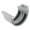 NICOLL Techtan LG25 PVC-Ti verbindingsstuk rubber inlage lichtgrijs