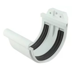 NICOLL Techtan LG25 PVC-Ti verbindingsstuk rubber inlage wit