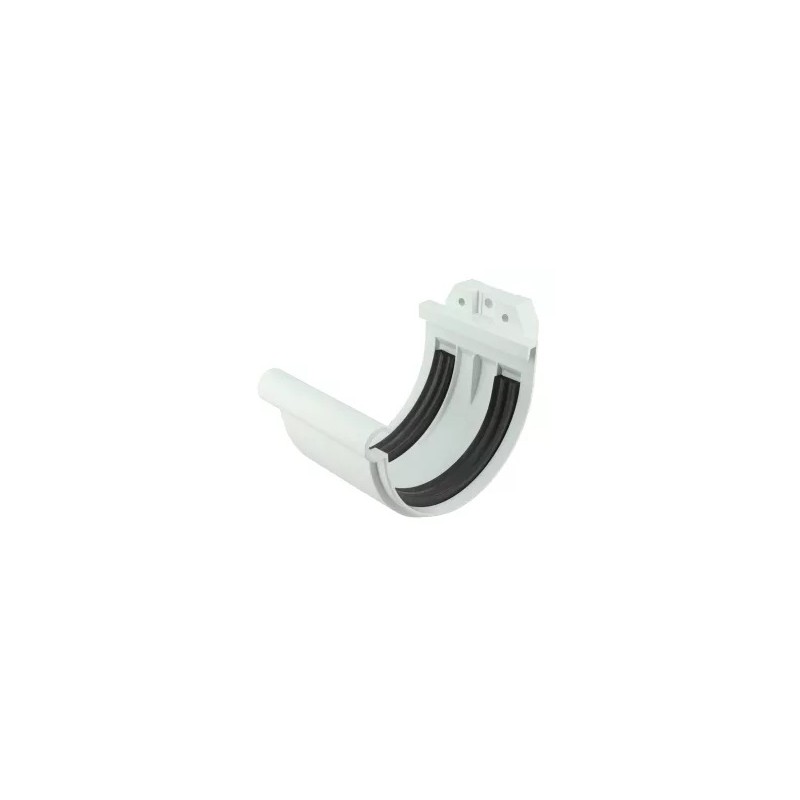 NICOLL Techtan LG25 PVC-Ti verbindingsstuk rubber inlage wit