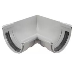 NICOLL Techtan LG25 PVC-Ti binnenhoekstuk 90g rubber inlage lichtgrijs