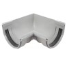NICOLL Techtan LG25 PVC-Ti binnenhoekstuk 90g rubber inlage lichtgrijs