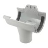 NICOLL Techtan LG25 PVC-Ti centraaluitloop d80 rubber inlage lichtgr.
