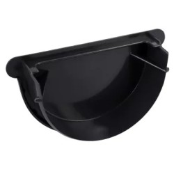 NICOLL Techtan LG25 PVC-Ti eindstuk centraaluitloop rubber antraciet