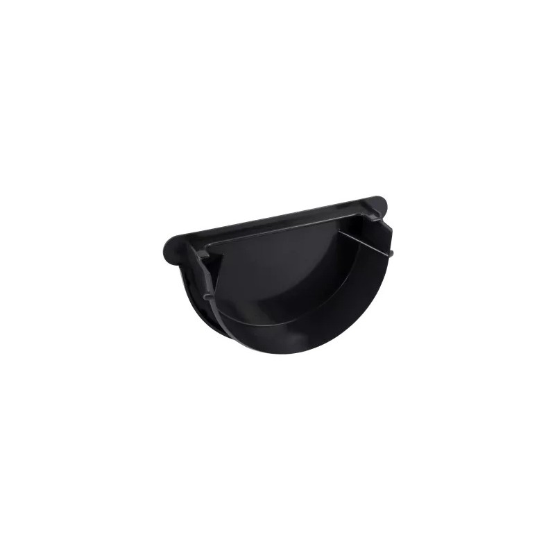 NICOLL Techtan LG25 PVC-Ti eindstuk centraaluitloop rubber antraciet