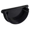 NICOLL Techtan LG25 PVC-Ti eindstuk centraaluitloop rubber antraciet
