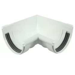 NICOLL Techtan LG25 PVC-Ti binnenhoekstuk 90g rubber inlage wit