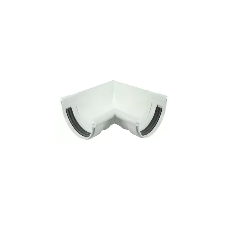 NICOLL Techtan LG25 PVC-Ti binnenhoekstuk 90g rubber inlage wit
