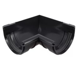 NICOLL Techtan LG25 PVC-Ti binnenhoekstuk 90g rubber inlage antraciet