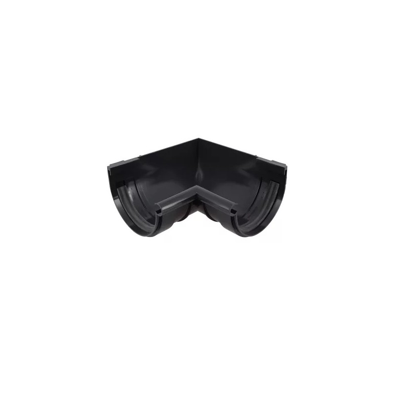 NICOLL Techtan LG25 PVC-Ti binnenhoekstuk 90g rubber inlage antraciet