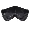 NICOLL Techtan LG25 PVC-Ti binnenhoekstuk 90g rubber inlage antraciet
