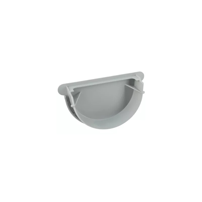 NICOLL Techtan LG25 PVC-Ti eindstuk centraaluitloop rubber lichtgrijs