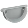 NICOLL Techtan LG25 PVC-Ti eindstuk centraaluitloop rubber lichtgrijs