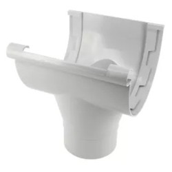 NICOLL Techtan LG33 PVC-Ti centraaluitloop d100 lichtgrijs