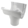 NICOLL Techtan LG33 PVC-Ti centraaluitloop d100 lichtgrijs