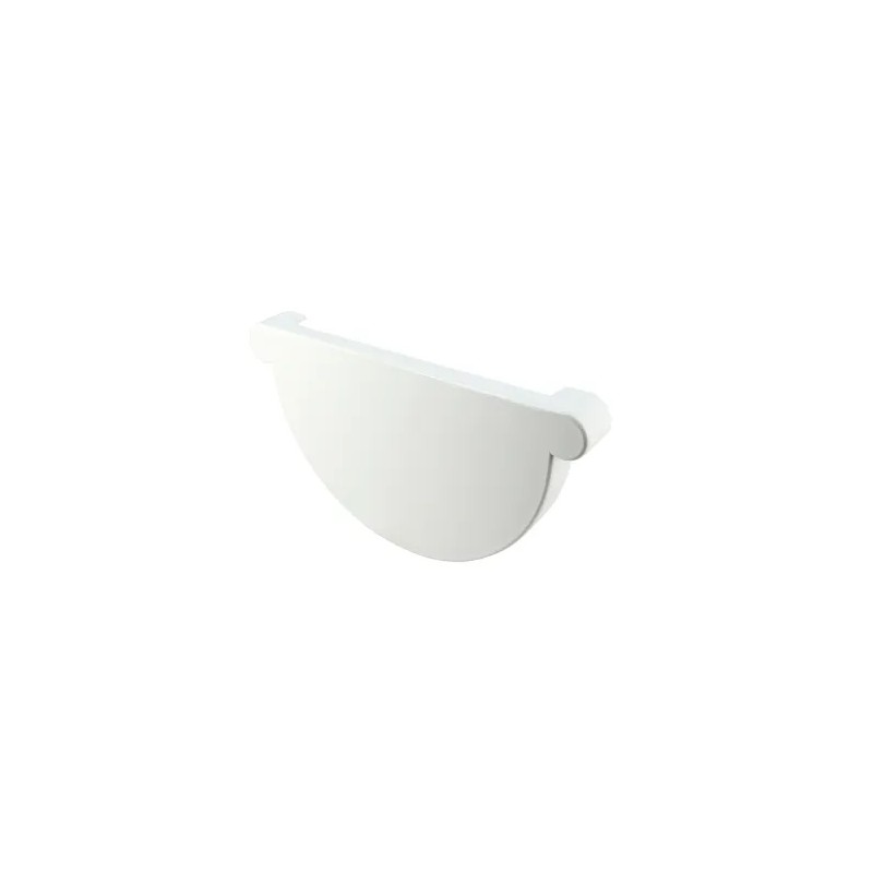 NICOLL Techtan LG33 PVC-Ti eindstuk goot wit