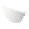 NICOLL Techtan LG33 PVC-Ti eindstuk goot wit