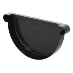 NICOLL Techtan LG33 PVC-Ti eindstuk goot antraciet