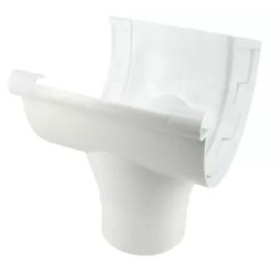 NICOLL Techtan LG33 PVC-Ti centraaluitloop d100 wit