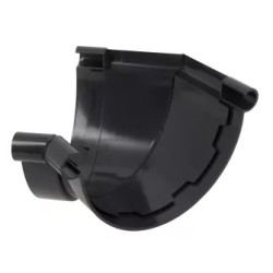 NICOLL Techtan LG33 PVC-Ti binnen- buitenhoekstuk 135gr antraciet