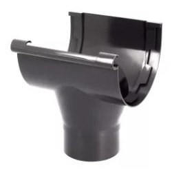 NICOLL Techtan LG33 PVC-Ti centraaluitloop d100 antraciet