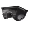 NICOLL Techtan LG33 PVC-Ti binnen- buitenhoekstuk 90gr antraciet