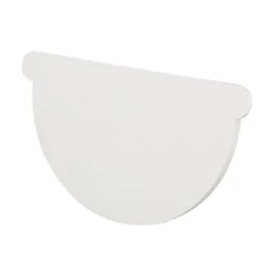 NICOLL Techtan LG33 PVC-Ti eindstuk centraaluitloop wit