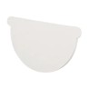 NICOLL Techtan LG33 PVC-Ti eindstuk centraaluitloop wit