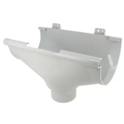 NICOLL Techtan LG33 PVC-Ti expansie centraaluitloop d100 lichtgrijs