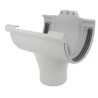 NICOLL Techtan LG33 PVC-Ti centraaluitloop d100 rubber inl. lichtgrijs