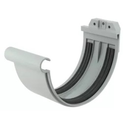 NICOLL Techtan LG33 PVC-Ti verbindingsstuk rubber inlage lichtgrijs